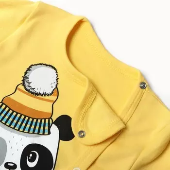 Комплект детский, цвет жёлтый, рост 56-62 см