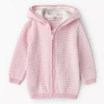 Комплект детский (джемпер,брюки), цвет розовый/белый, рост 92 см