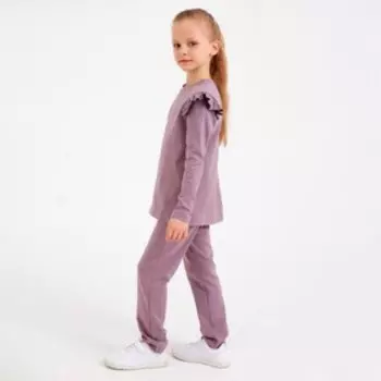 Комплект детский (джемпер, брюки) MINAKU: Casual Collection цвет лемезит, рост 116