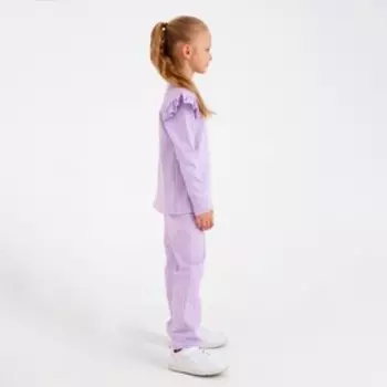 Комплект детский (джемпер, брюки) MINAKU: Casual Collection цвет сирень, рост 122