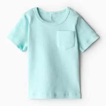 Комплект детский (футболка и шорты) MINAKU, цвет голубой, рост 74-80 см