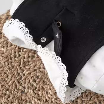 Комплект детский: футболка, сарафан, рост 74-80 см, цвет чёрный