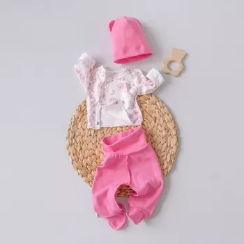 Комплект детский KinDerLitto «Цветочный сад-2», 3 предмета, рост 56-62 см