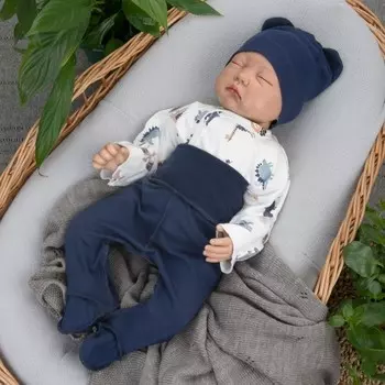 Комплект детский KinDerLitto «Малыш Хрустик-2», 3 предмета, рост 56-62 см, цвет тёмно-синий