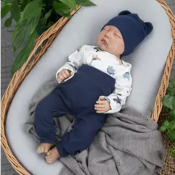 Комплект детский KinDerLitto «Малыш Хрустик-3», 3 предмета, рост 68-74 см, цвет тёмно-синий