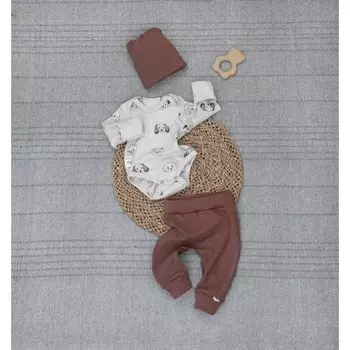 Комплект детский KinDerLitto «Мягкий хлопок-3», 3 предмета, принт питомцы, рост 56-62 см