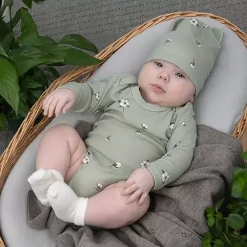 Комплект детский KinDerLitto «Мягкий хлопок-3», 3 предмета, принт хлопок, рост 62-68 см