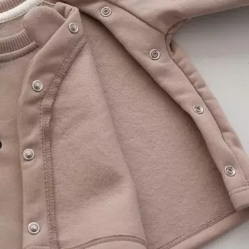 Комплект детский KinDerLitto «Пикколино-3», 2 предмета: худи, штаны, рост 74-80 см, цвет бежевый