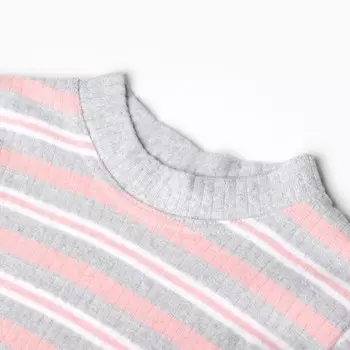 Комплект детский (свитшот, брюки), цвет розовый, рост 104 см