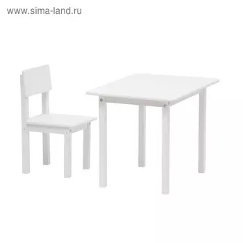 Мебель детская, комплект, Polini kids Simple 105 S, белый