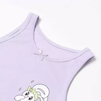 Комплект для девочек (майка, трусы), цвет лавандовый, рост 98-104 см