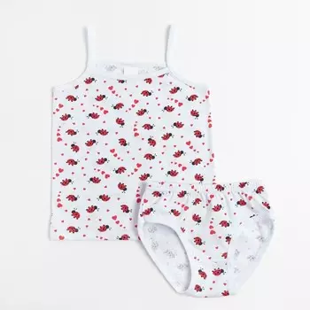 Комплект для девочки, цвет МИКС, рост 104 (28)