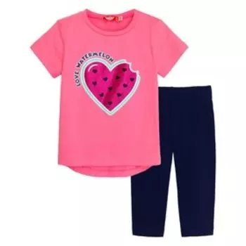 Комплект для девочки (футболка-бриджи), рост 92 см