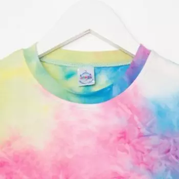 Комплект для девочки (футболка, шорты), цвет бирюзовый, рост 98 см