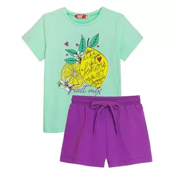 Комплект для девочки (футболка-шорты), рост 164 см