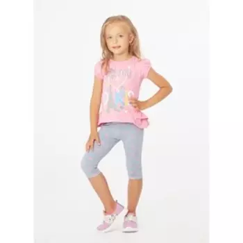 Комплект для девочки «Красотка» цвет розовый/серый, рост 110 см