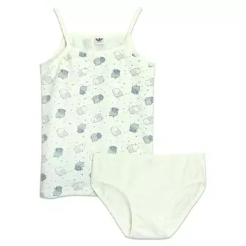 Комплект для девочки (майка на бретелях, трусы), рост 98-104 см