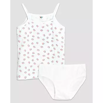 Комплект для девочки (майка на бретелях, трусы), рост 98-104 см