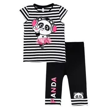 Комплект для девочки PlayToday: футболка и легинсы, рост 122 см