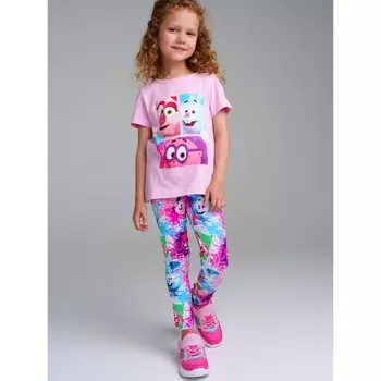 Комплект для девочки PlayToday: футболка и легинсы, рост 122 см