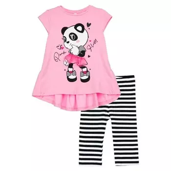 Комплект для девочки PlayToday: футболка и легинсы, рост 98 см