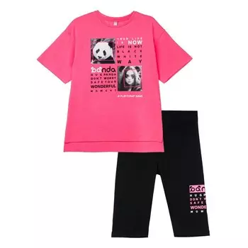 Комплект для девочки PlayToday: футболка и легинсы, рост 140 см