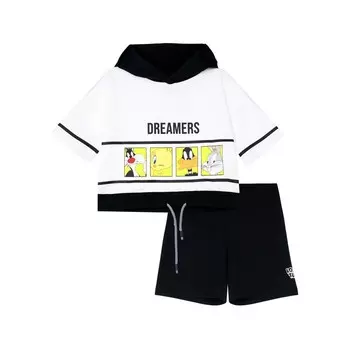 Комплект для девочки PlayToday: футболка и шорты, рост 146 см