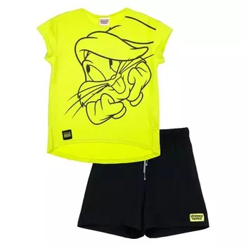 Комплект для девочки PlayToday: футболка и шорты, рост 146 см