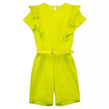 Комплект для девочки PlayToday: комбинезон и ремень, рост 140 см