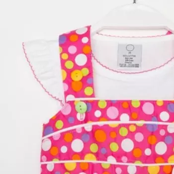 Комплект для девочки, рост 68 см, цвет розовый