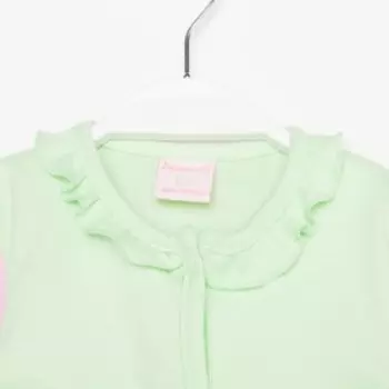 Комплект для девочки, рост 68 см, цвет зелёный