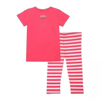 Комплект для девочки с принтом Disney: футболка, леггинсы, рост 98 см