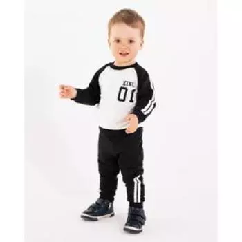 Комплект для мальчика, цвет чёрный, рост 74 см