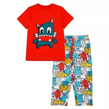 Комплект для мальчика: футболка, брюки, рост 110 см