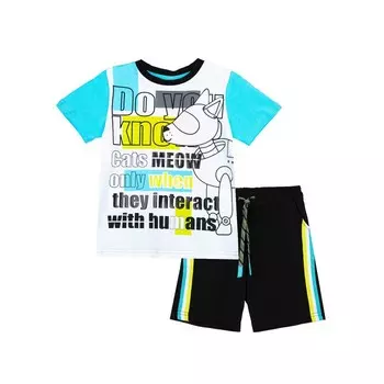 Комплект для мальчика: футболка, шорты, рост 110 см