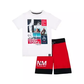 Комплект для мальчика: футболка, шорты, рост 122 см