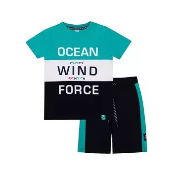 Комплект для мальчика: футболка, шорты, рост 98 см