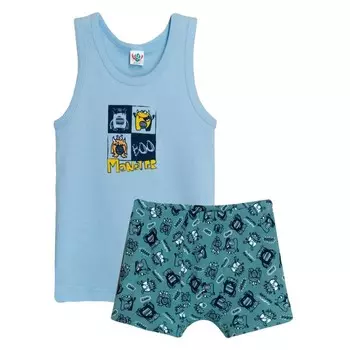 Комплект для мальчика: майка, трусы боксеры, рост 116 см