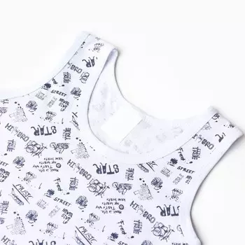 Комплект для мальчика (майка, трусы), цвет микс, рост 110 см (30)