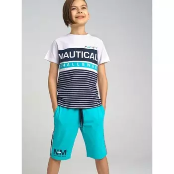 Комплект для мальчика PlayToday: футболка и шорты, рост 176 см