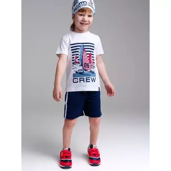 Комплект для мальчика PlayToday: футболка и шорты, рост 110 см