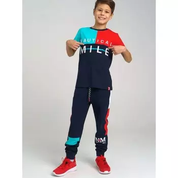 Комплект для мальчика PlayToday: футболка и брюки, рост 146 см