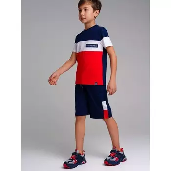 Комплект для мальчика PlayToday: футболка и шорты, рост 170 см