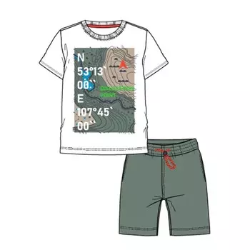 Комплект для мальчиков: футболка, шорты, рост 116 см