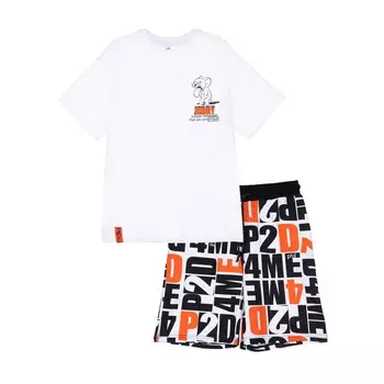 Комплект для мальчиков: футболка, шорты, рост 128 см