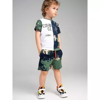Комплект для мальчиков: футболка, шорты, рост 116 см
