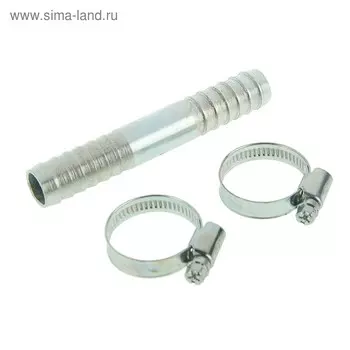 Комплект для ремонта шланга MGF, диаметр 18 мм, прямая елочка тип "А", 2 хомута