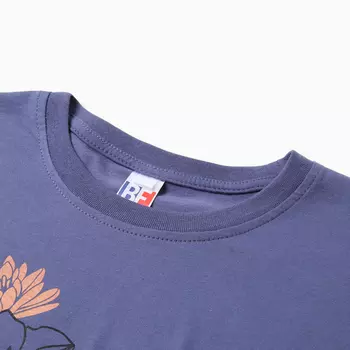 Комплект домашний женский (футболка,капри), цвет фиолетовый, размер 50