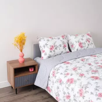 Комплект дуэт: одеяло - 2 шт, простынь, наволочки 50x70 см-2 шт