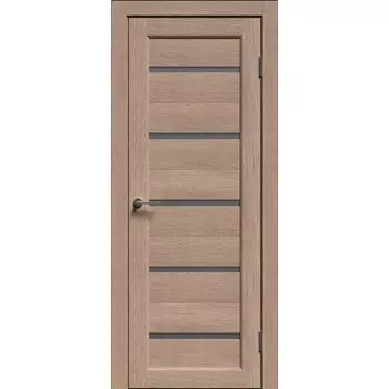 Комплект межкомнатной двери «B-1/10», со стеклом, 2000600 мм, цвет дуб светлый